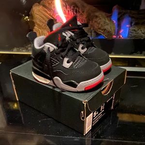 Toddler Air Jordan Retro 4 Bred